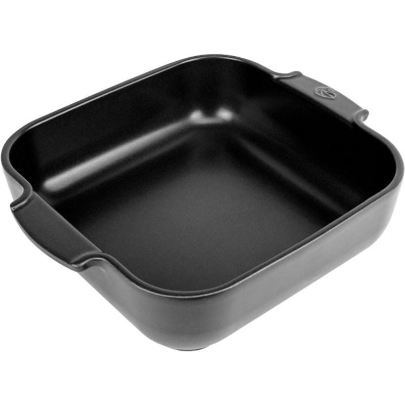 Peugeot - Appolia Ceramic 11.02" Square Satin Black Baking Dish (28 cm) - 61548