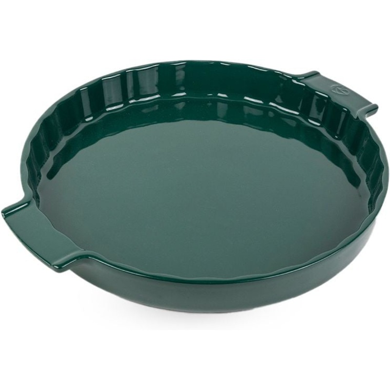 Peugeot - Appolia Ceramic 11.81" Round Forest Green Tarte Dish, (30cm) - 62156