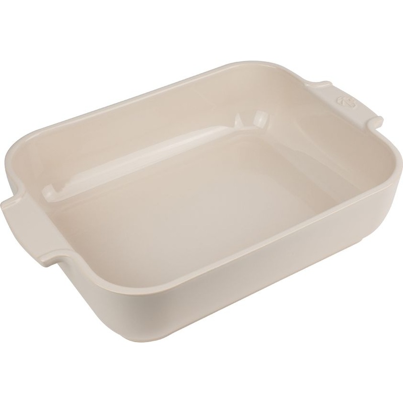 Peugeot - Appolia Ceramic 12.5" Rectangular Ecru Baking Dish (32cm) - 60046