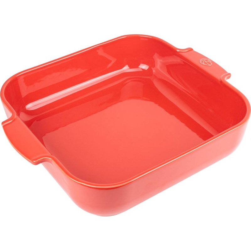 Peugeot - Appolia Ceramic 14.17" Square Red Baking Dish (36 cm) - 60138
