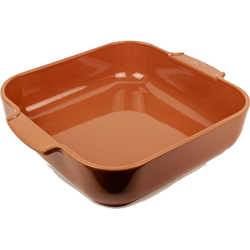 Peugeot - Appolia Ceramic 14.17" Square Terracotta Baking Dish (36 cm) - 61104
