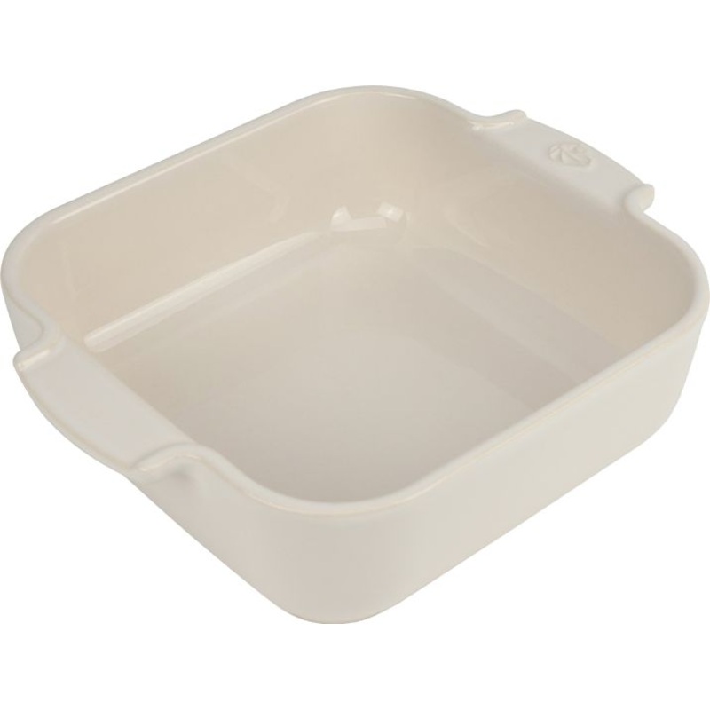 Peugeot - Appolia Ceramic 8.26" Square Ecru  Baking Dish (21 cm) - 60206