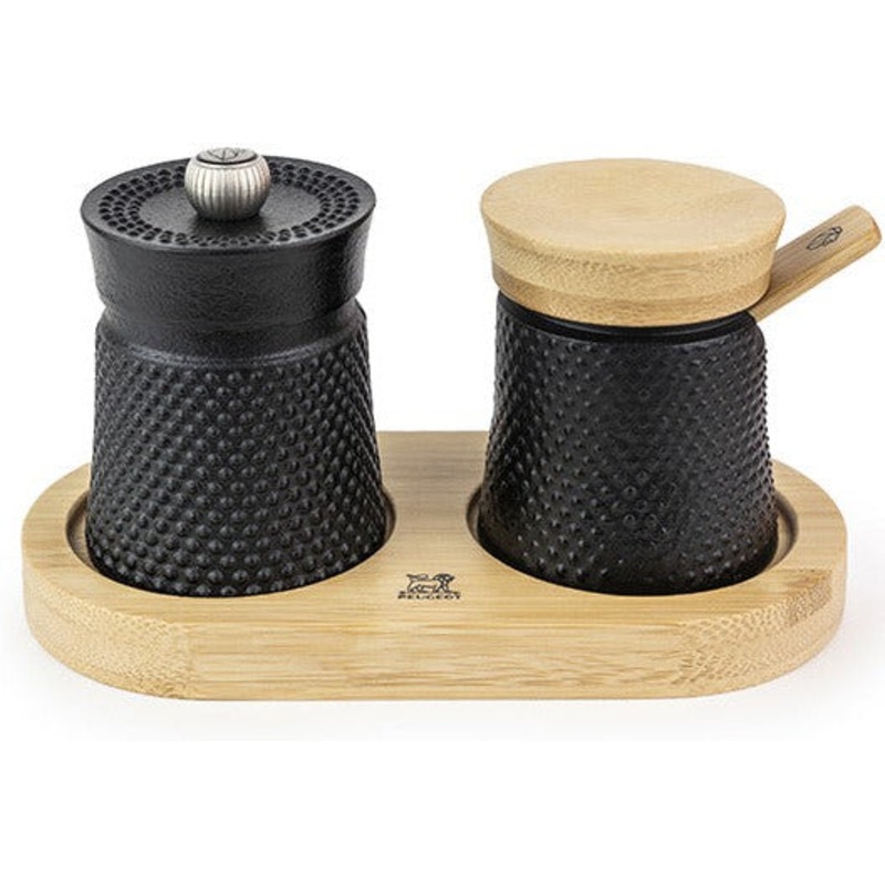 Peugeot - Bali 3" Cast Iron Black Pepper Mill And Salt Cellar (8cm) - 39967