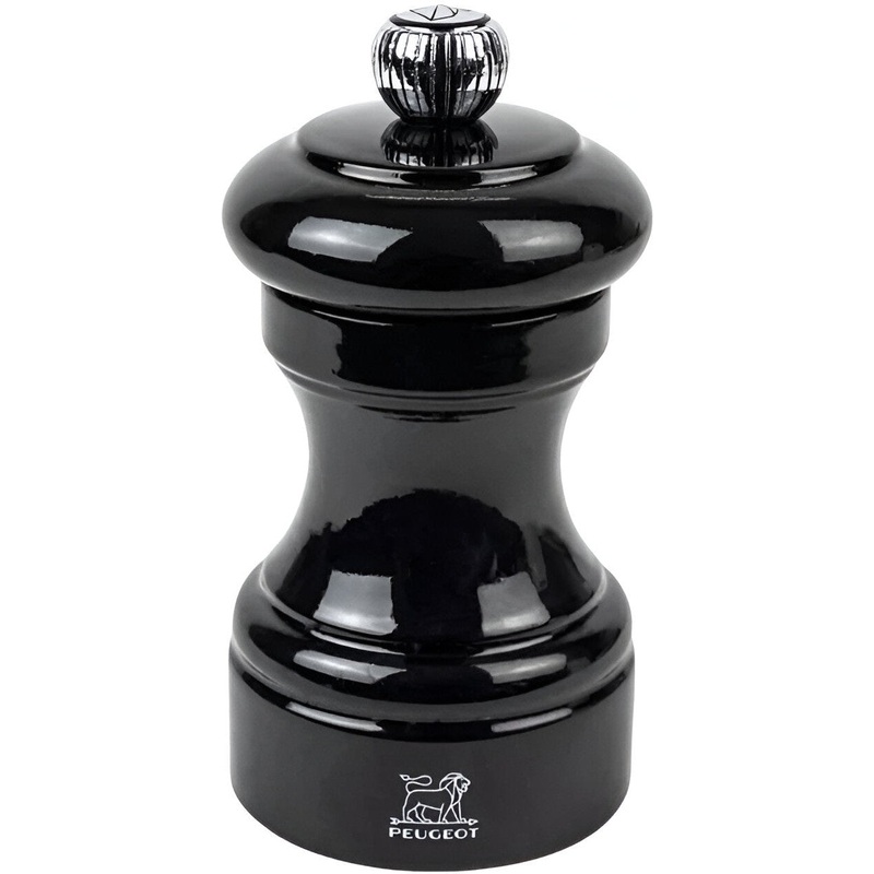 Peugeot - Bistro 4" Black Lacquer Pepper Mill (10cm) - 40826