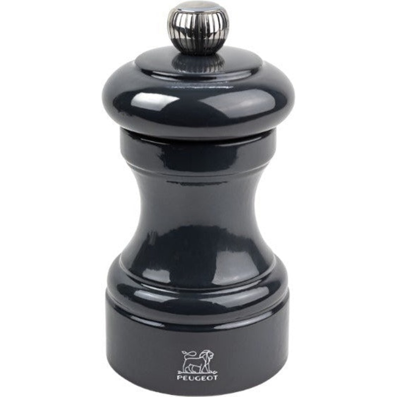 Peugeot - Bistro 4" Wood Slate Grey Lacquer Salt Mill (10cm) - 40819