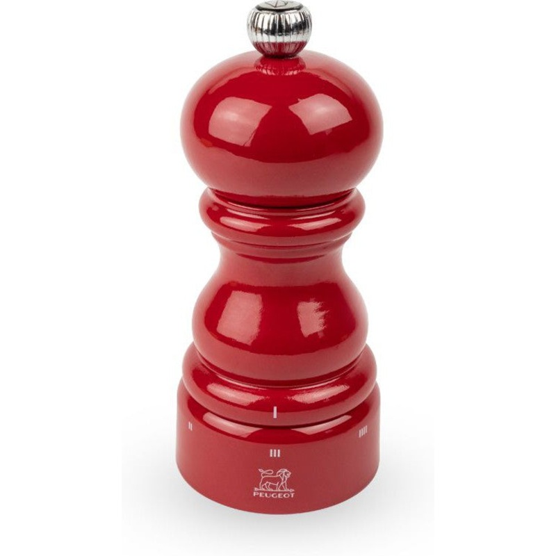 Peugeot - Paris 5" U'Select Passion Red Lacquer Wood Pepper Mill - 41199