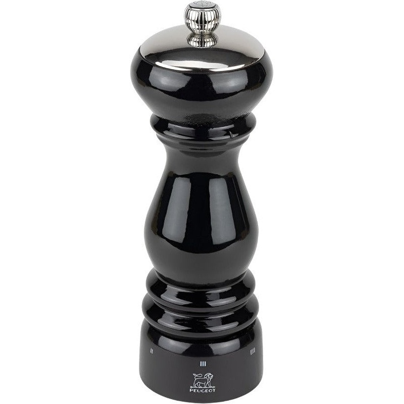 Peugeot - Paris Icone U'Select 7" Lacquer Black Wood Salt Mill - 37475