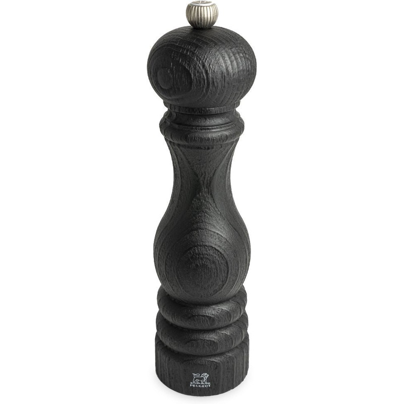 Peugeot - Paris Nature 12" Black Manual Upcycled Wooden Salt Mill - 41458
