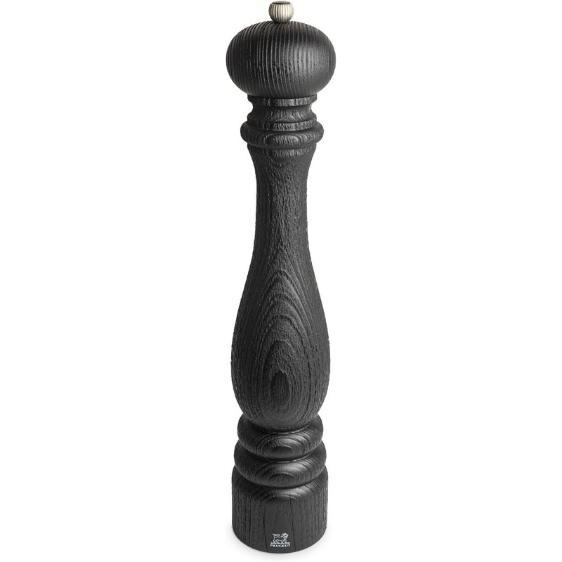 Peugeot - Paris Nature 16" Black Manual Upcycled Wooden Pepper Mill - 41465