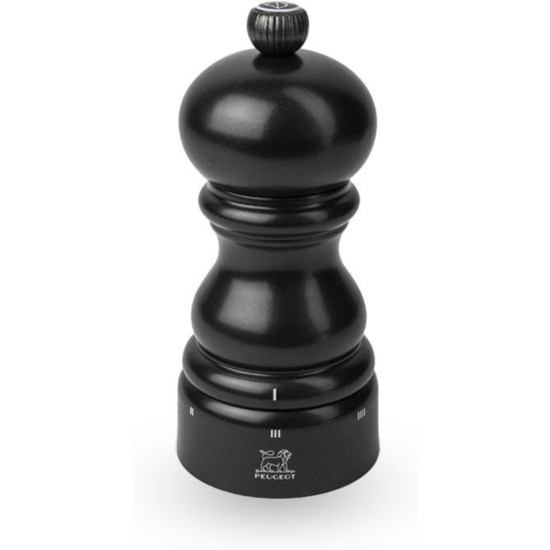 Peugeot - Paris U'Select 5" Satin Black Wood Salt Mill - 41892