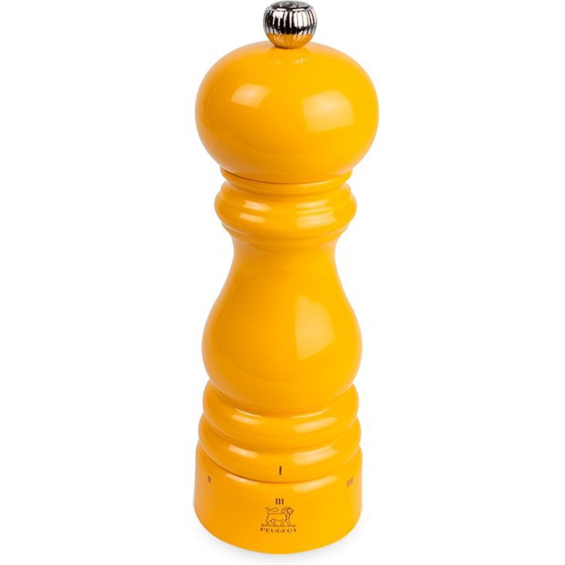 Peugeot - Paris U'Select 7" Saffron Yellow Wood Pepper Mill - 43551
