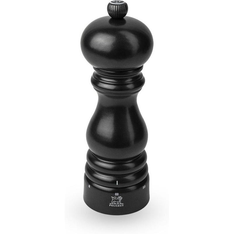 Peugeot - Paris U'Select 7" Satin Black Wood Salt Mill - 41915
