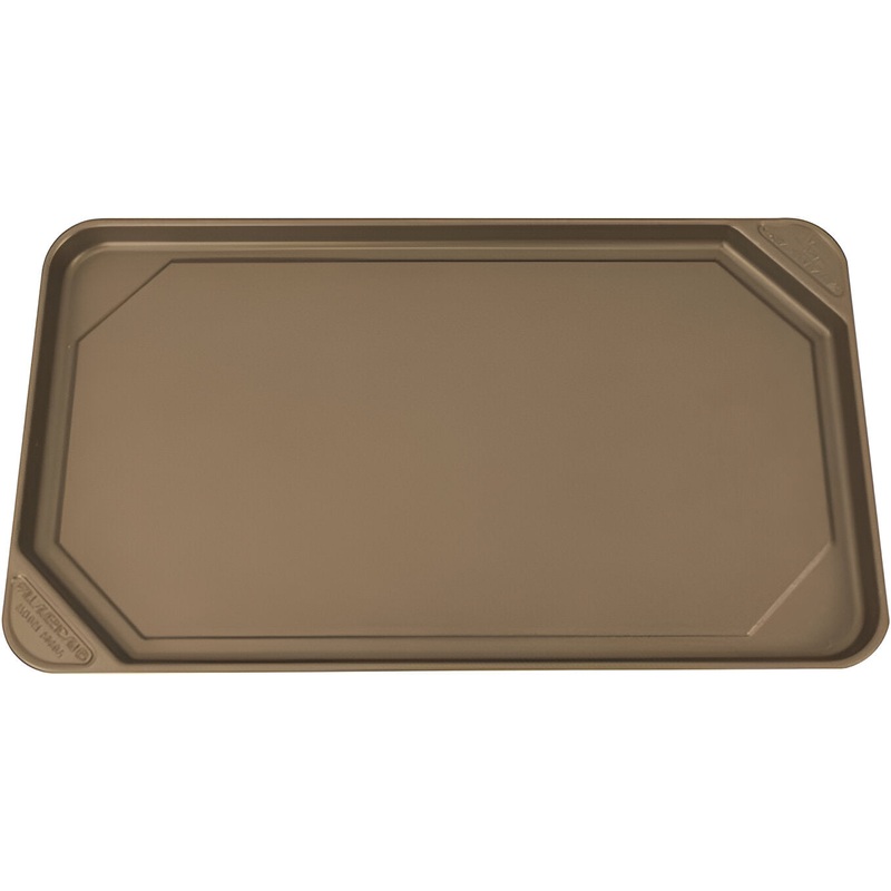 All American - 20.5" x 11.5" Aluminum Pale Bronze Non-Stick Ultimate Griddle - 6050ABR