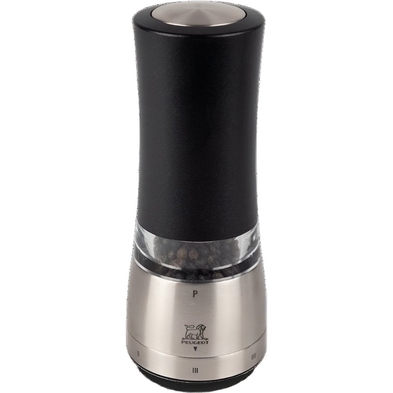 Peugeot - Daman Electric 7.08" Iridescent Black Pepper Mill (18 cm) - 43179