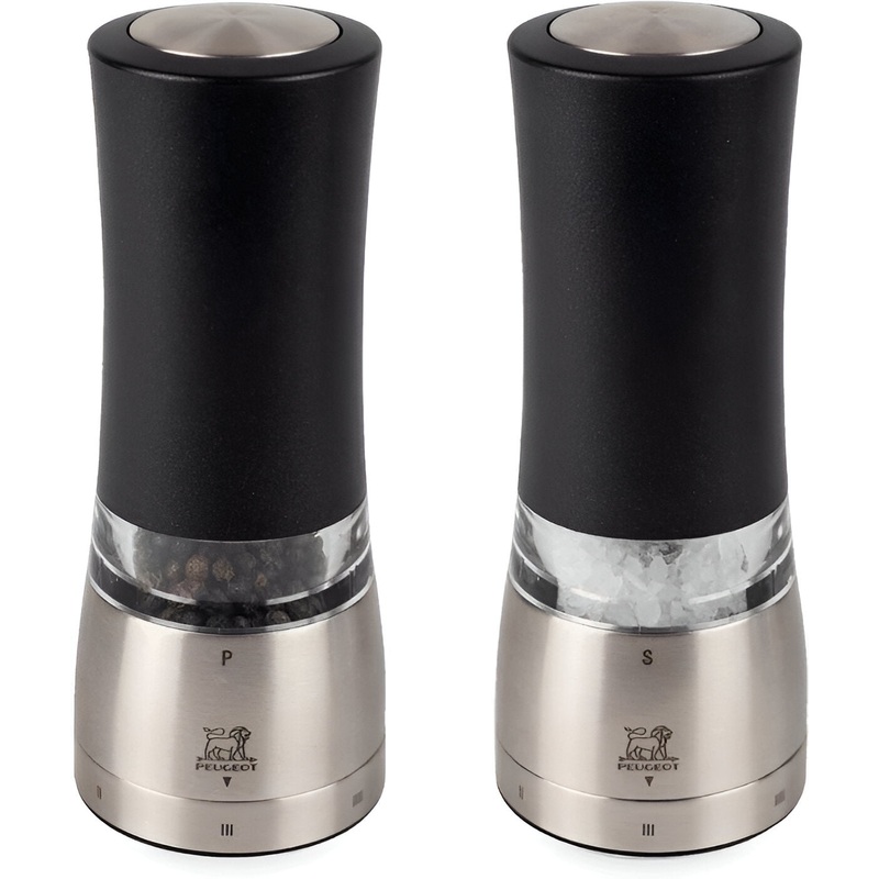 Peugeot - Daman Electric 7.08" Iridescent Black Salt and Pepper Mills (18 cm) - 2/43179