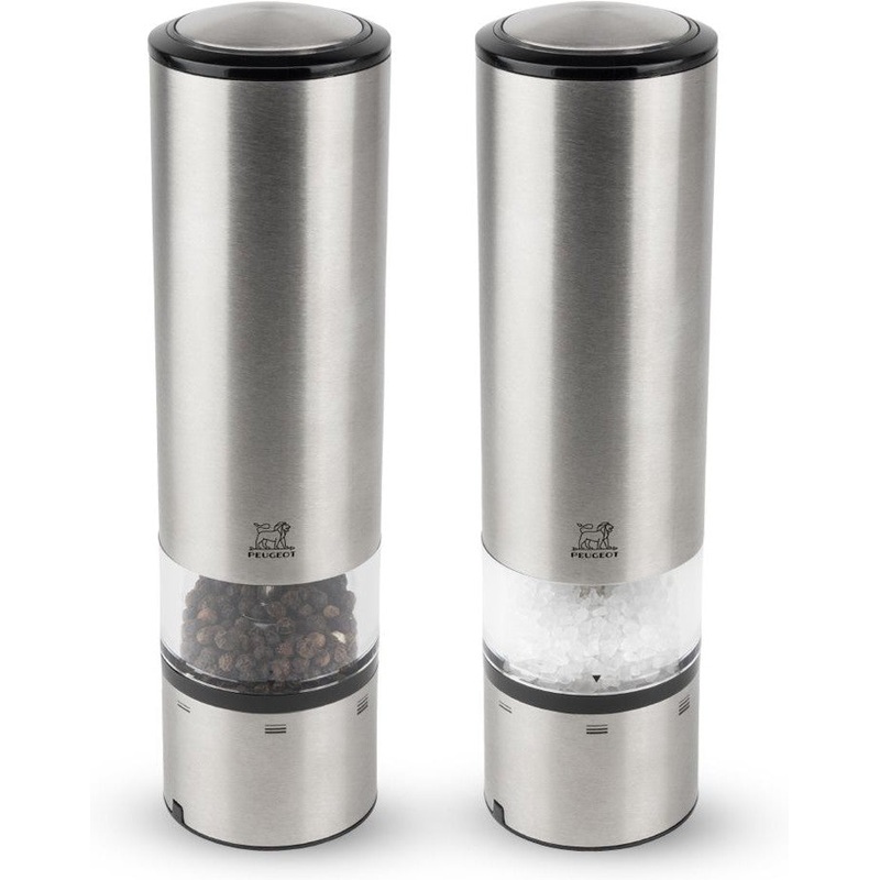 Peugeot - Elis Sense 7" Stainless/Acrylic Salt and Pepper Mills, Set of 2 - 2/27162