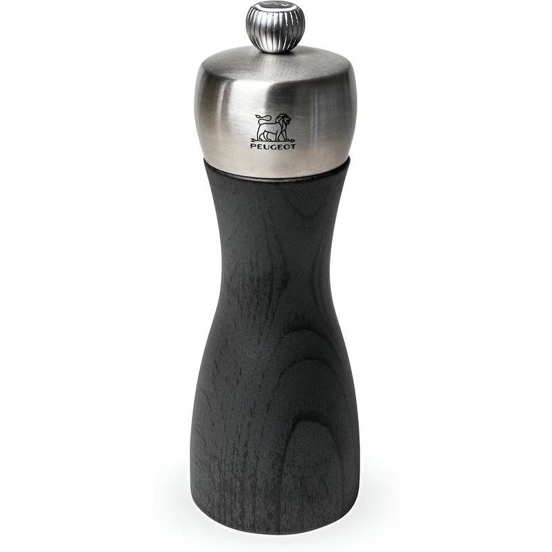 Peugeot - Fidji 6" Wood/Stainless Steel Graphite Salt Mill (15 cm) - 39493