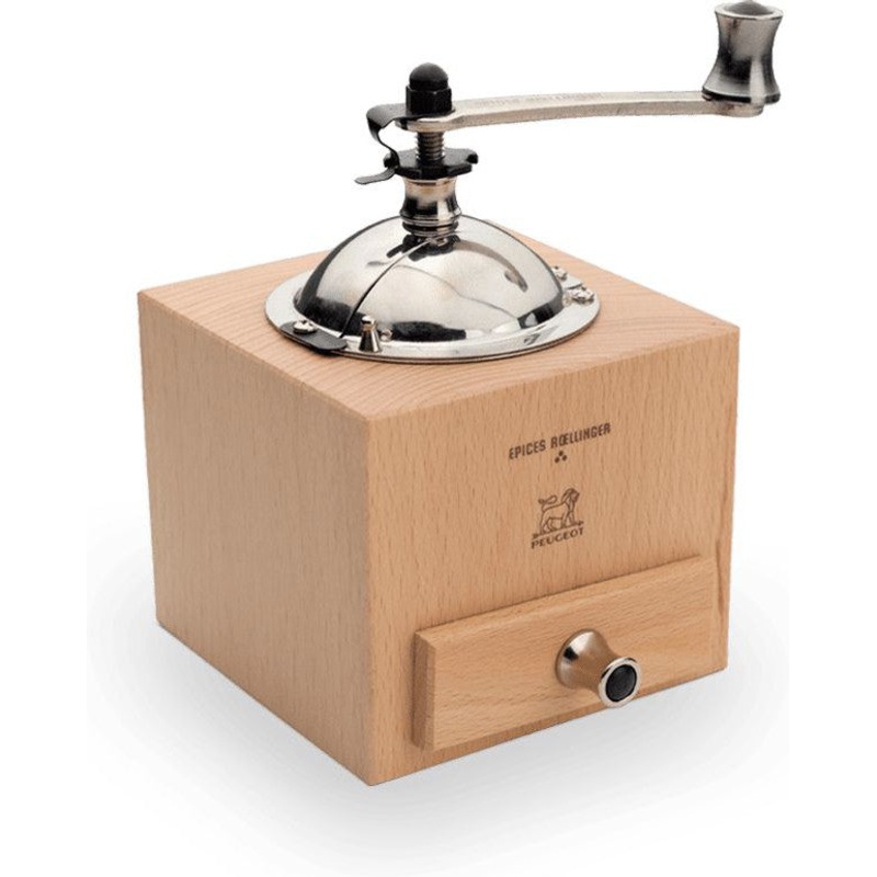 Peugeot - Le Moulin d'Olivier Roellinger 5" Natural Wooden Pepper Mill with Handl (11cm) - 43407