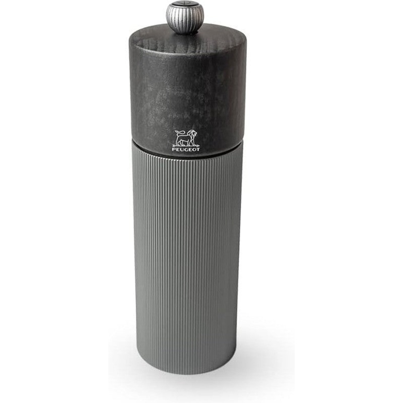 Peugeot - Line 7" Wood Carbon Salt Mill (18 cm) - 39950