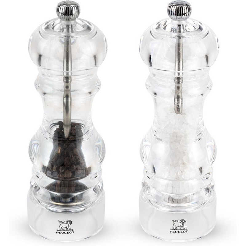 Peugeot - Nancy 7" Acrylic Pepper And Salt Mill, Set of 2 (18cm) - 2/900818