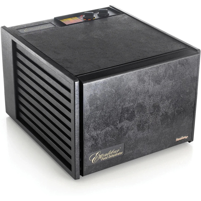 Excalibur - 9-Tray Black Food Dehydrator With 26-HR Timer - 3926TB