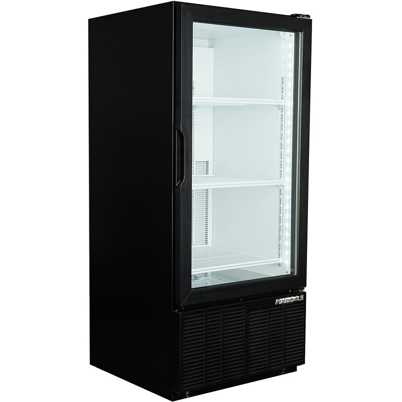 Habco - 23.9" Single Swing Door Impulse Cold Space Merchandiser - ESM10HC