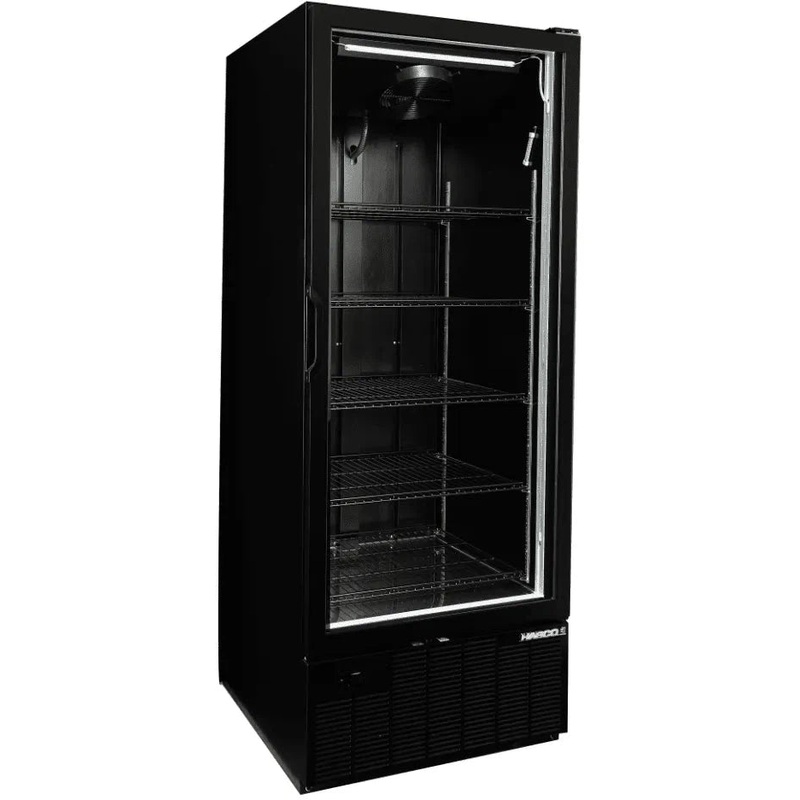 Habco - 30.5" Single Door Full Height Black Froze Space Merchandiser Freezer - SF28HCBATDM