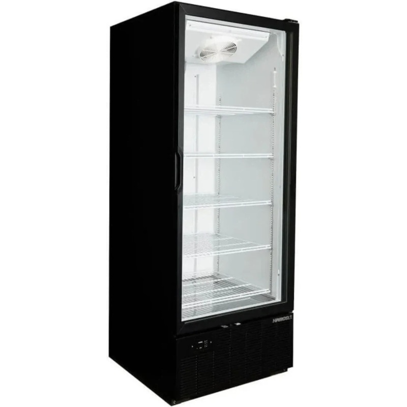 Habco - 30.5" Single Door Full Height White Froze Space Merchandiser Freezer - SF28HCBXTDM