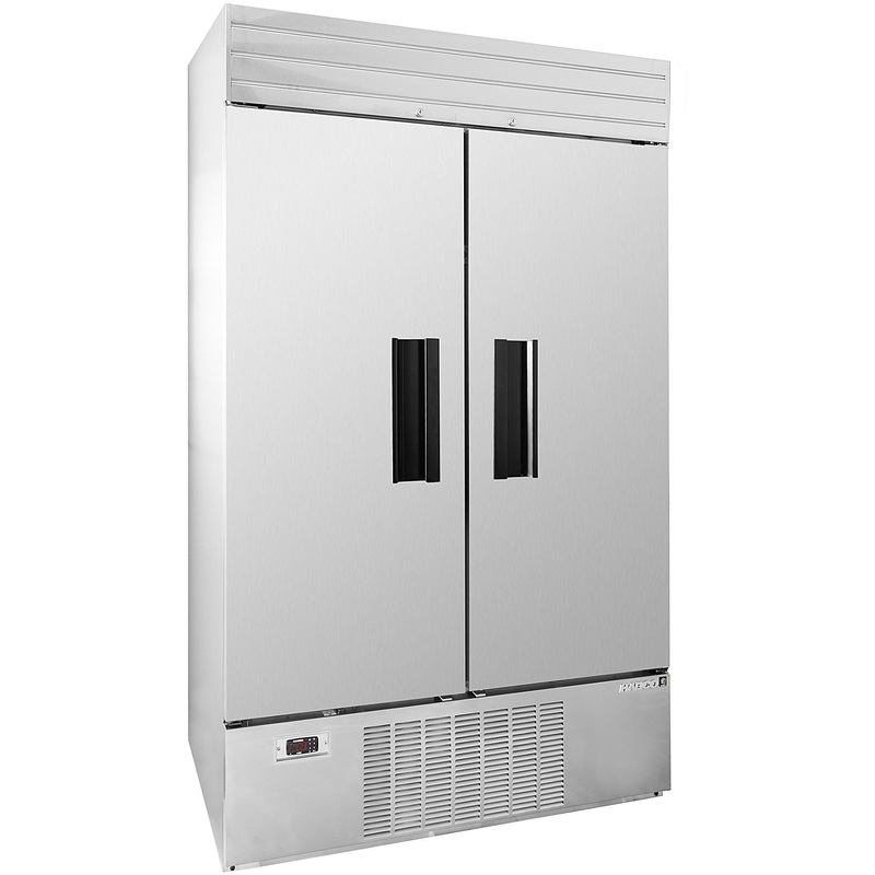 Habco - 47.5" Double Swing Solid Door Freezer with Stainless Steel Xterior - SF46HCSX