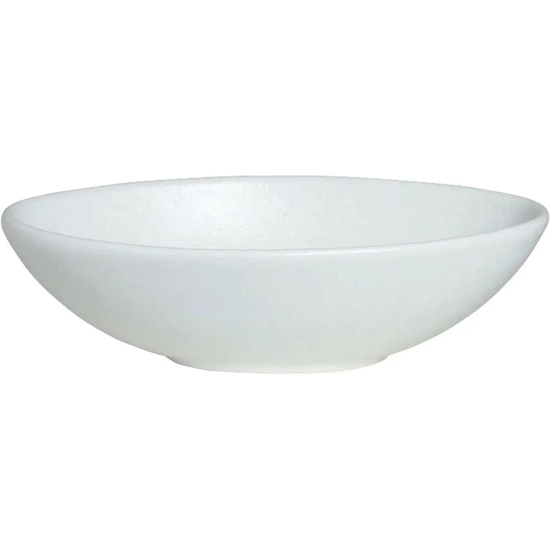 Bugambilia - Mod 1.2 Qt White Small Oval Bowl With Smooth Finish - BOD02-MOD-WW