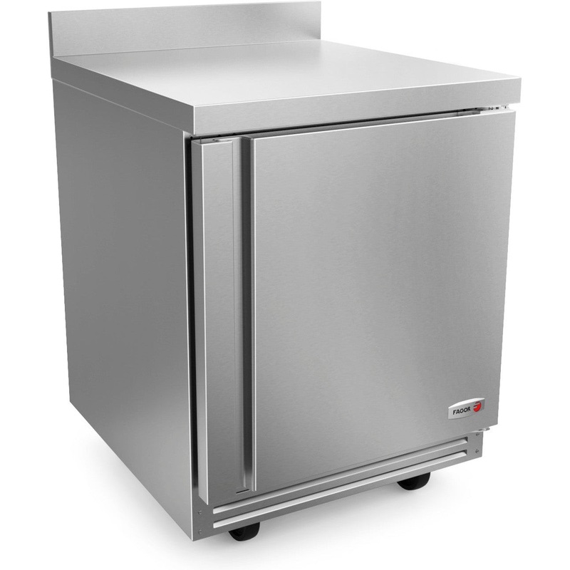 Fagor - FWR Series 115V, 27" Single Door Worktop Refrigerator - FWR-27-N