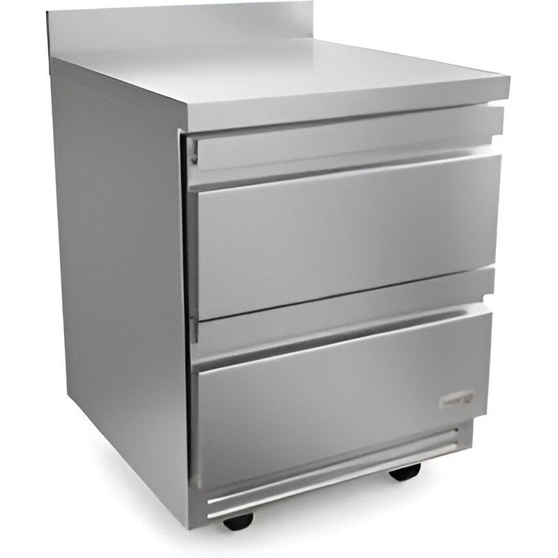 Fagor - FWR Series 115V, 27" Worktop Refrigerator With Two Drawers - FWR-27-D2-N