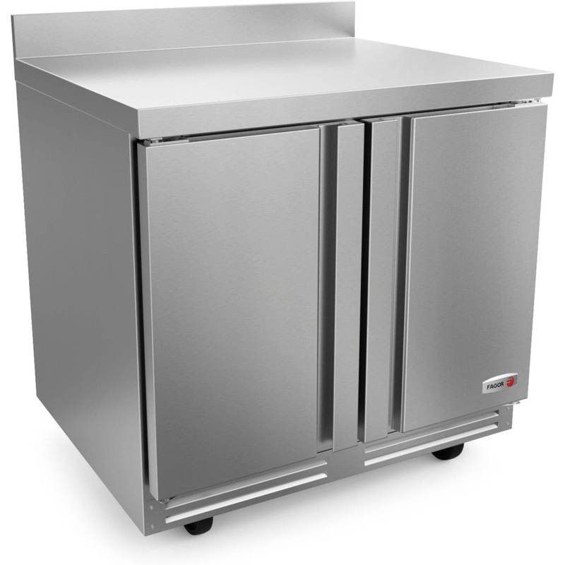 Fagor - FWR Series 115V, 36" Double Door Worktop Refrigerator - FWR-36-N