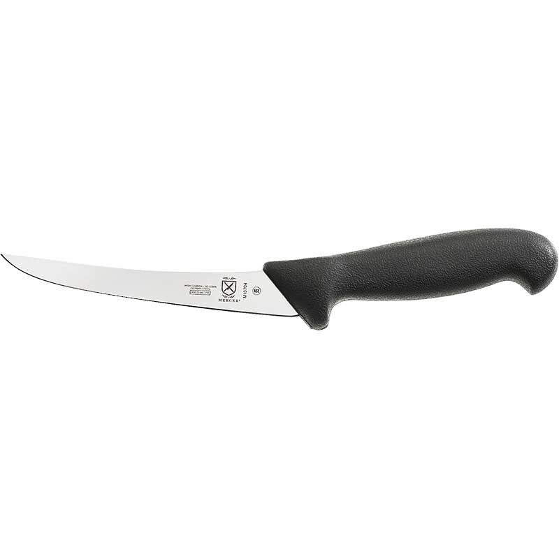 Mercer - 5.9" German Steel Black Semi-Flexible Curved Boning Knife - M13704