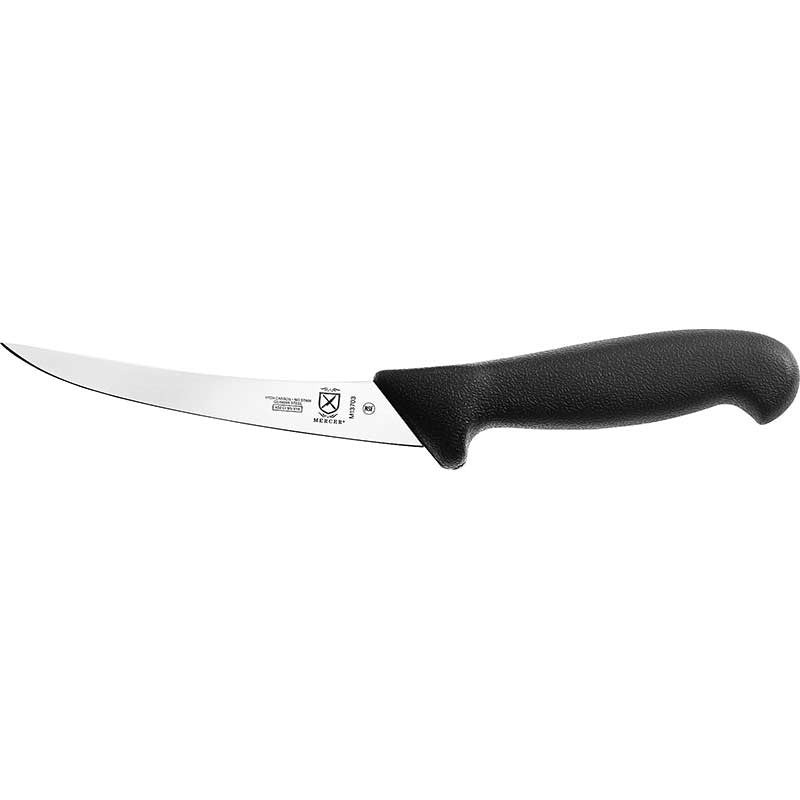 Mercer - 5.9" German Steel Black Stiff Curved Boning Knife - M13703
