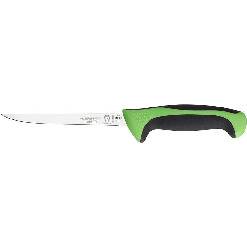 Mercer - Millennia Colors 6" Japanese Steel Narrow Boning Knife with Green Handle - M22206GR