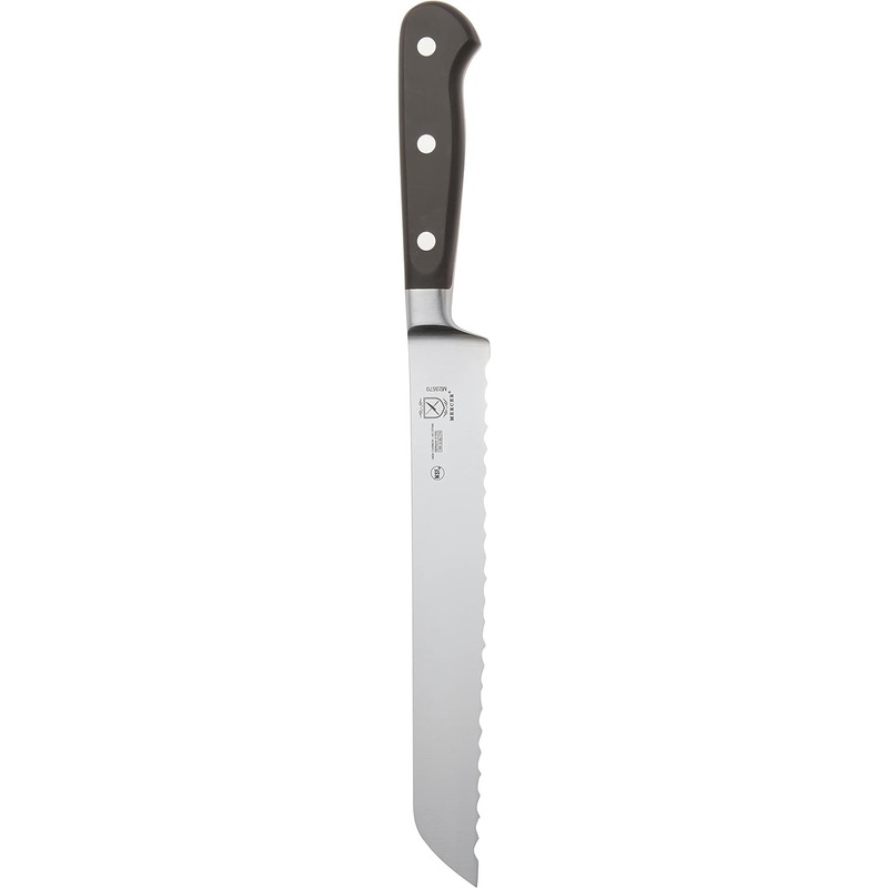 Mercer - Renaissance 8" German Steel Wavy Edge Bread Knife with Black Handle - M23570