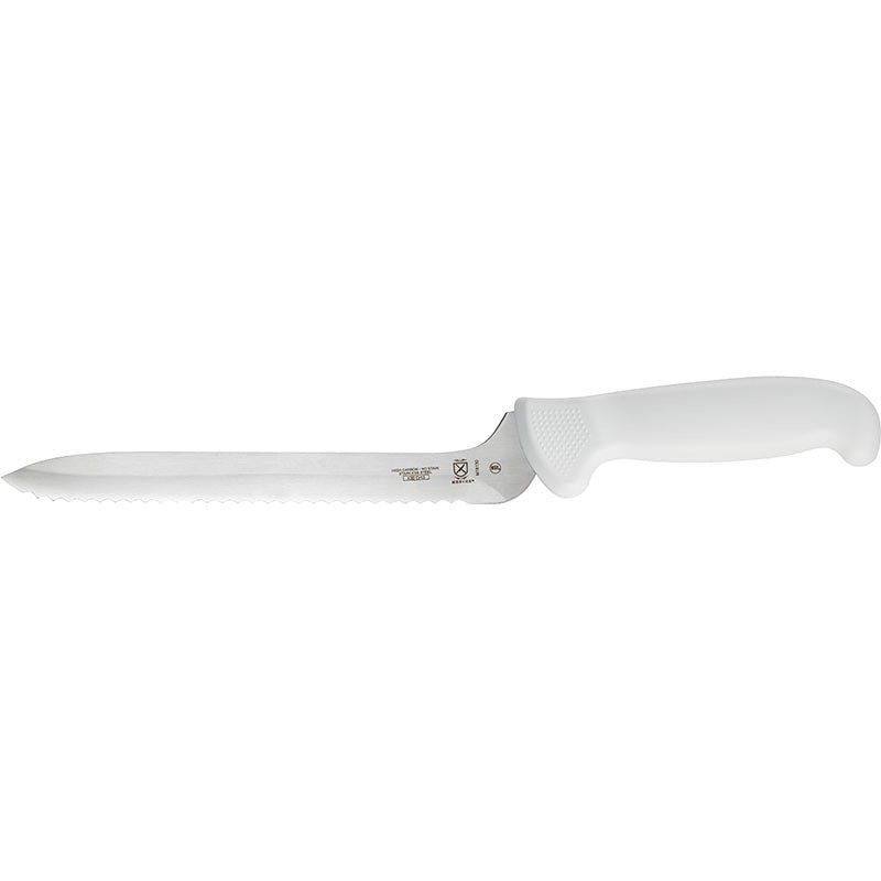 Mercer - Ultimate 8" Wavy Edge Offset Bread Knife with White Handle - M18130