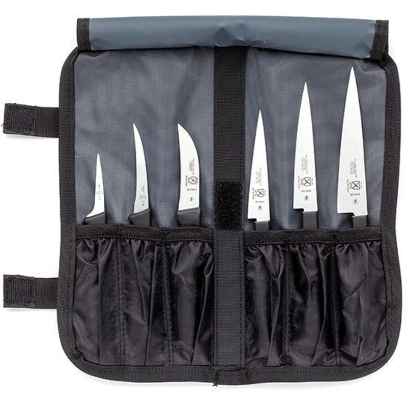 Mercer - 11" x 5.25" German Steel Carving Knife with Black Handle, Pack Of 7 - M12610