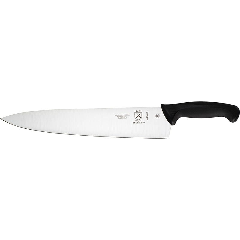Mercer - 12" Japanese Steel Black Chef's Knife - M22612