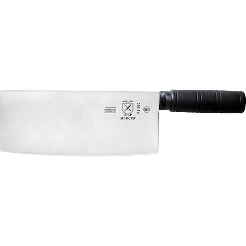 Mercer - 8" German Steel Chinese Chef's Knife with Black Handle - M21020
