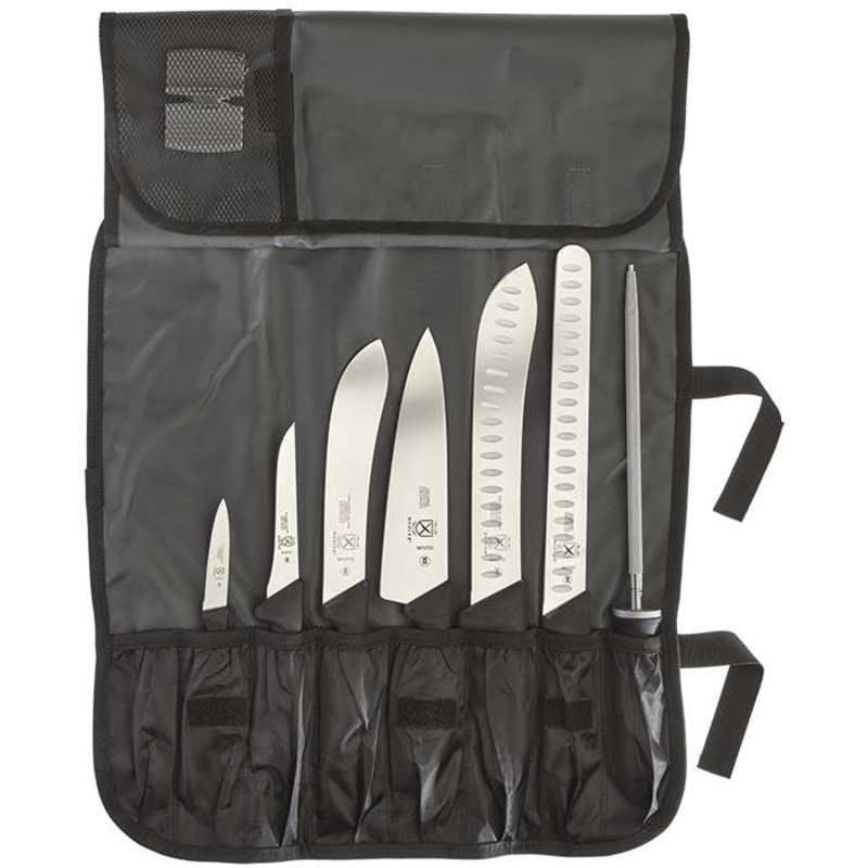 Mercer - BPX 9-Piece BBQ Competition Knife Roll Pack - M13752