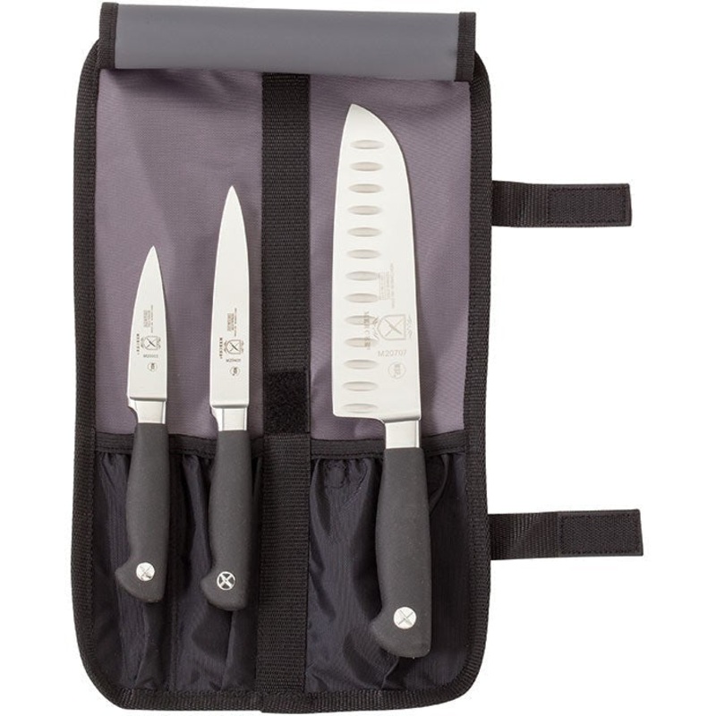 Mercer - German Steel Starter Knives Pack with Black Handle - M21910