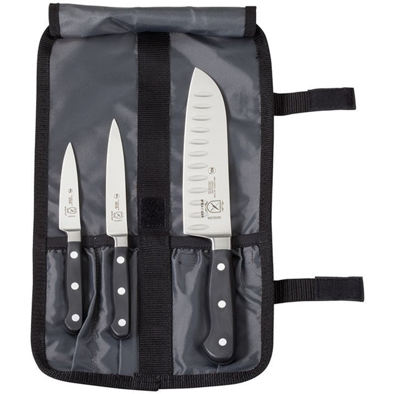Mercer - German Steel Starter Knives with Black Handle, Pack Of 4 - M21950