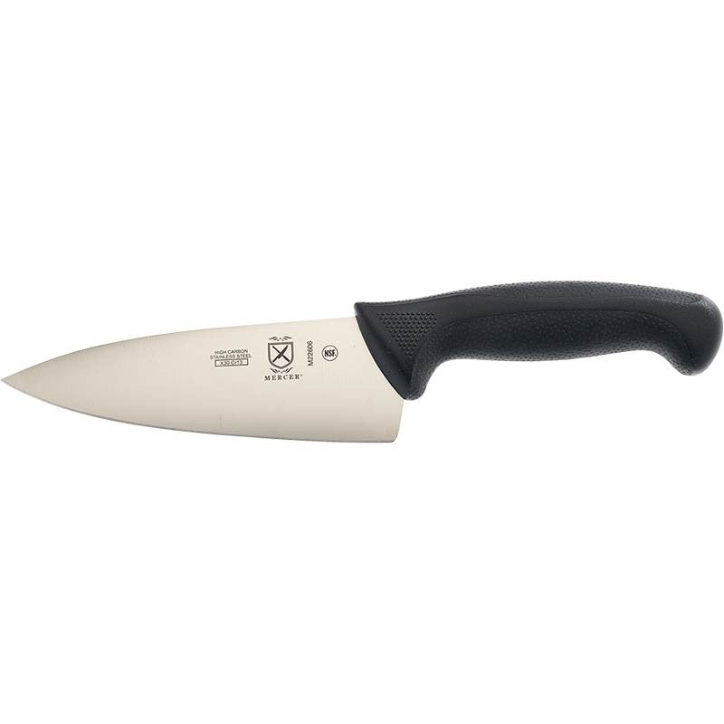 Mercer - Millennia 6" Japanese Steel Chef's Knife with Black Handle - M22606