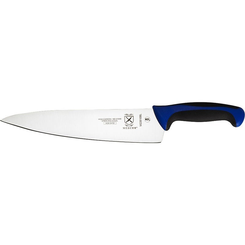 Mercer - Millennia Colors 10" Stainless Steel Chef's Knife with Blue Handle - M22610BL