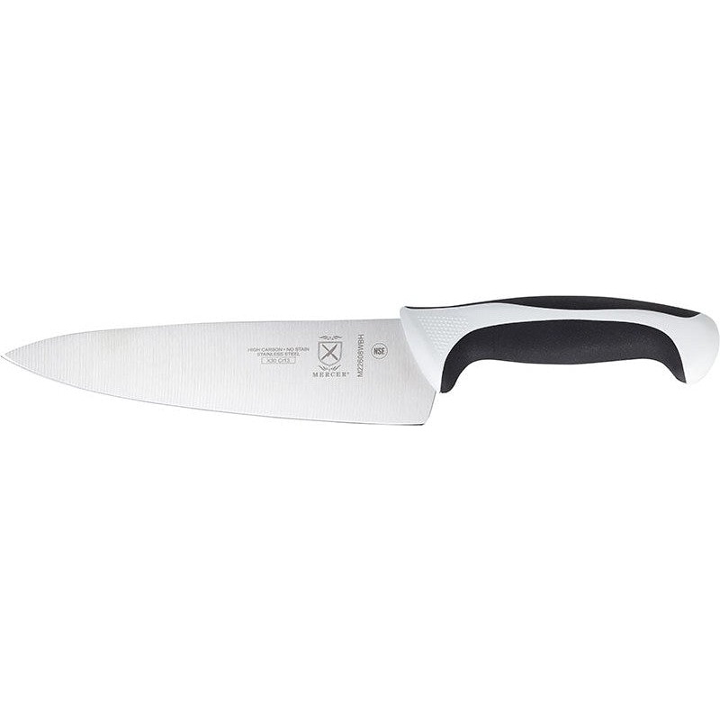 Mercer - Millennia Colors 8" Japanese Steel Chef's Knife with White Handle - M22608WBH