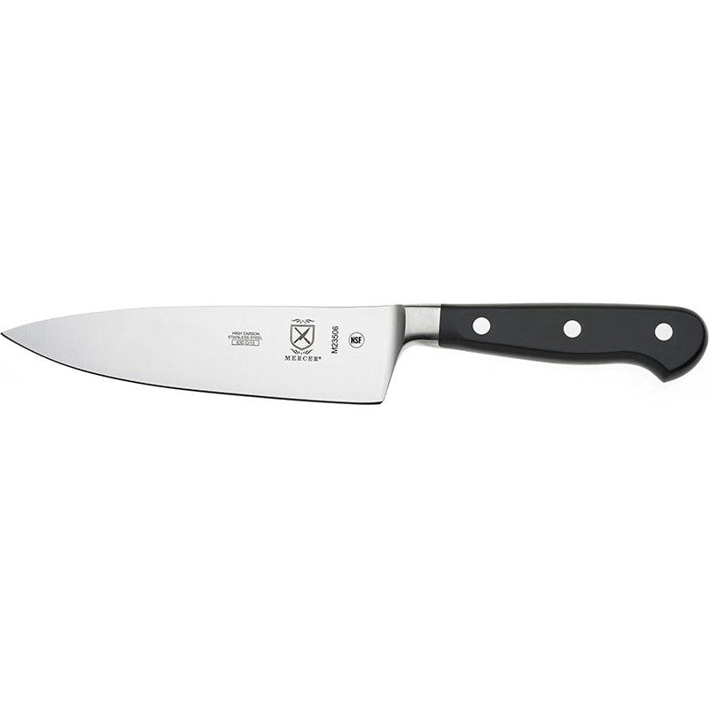 Mercer - Renaissance 6" German Steel Chef's Knife with Black Handle - M23506