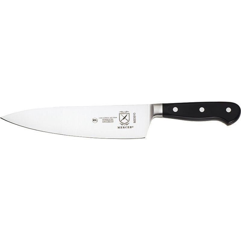 Mercer - Renaissance 8" German Steel Chef's Knife with Black Handle - M23510