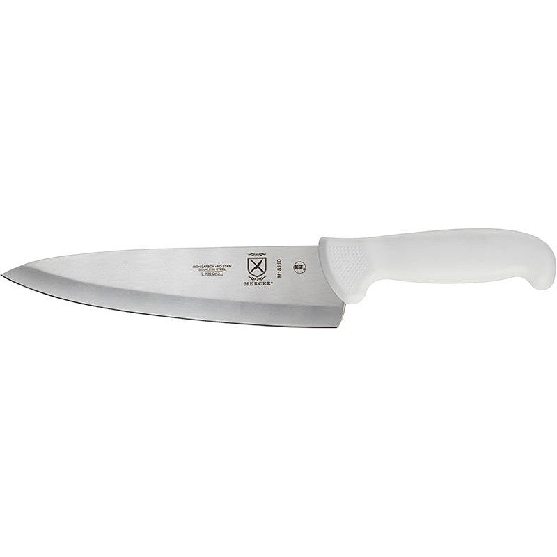 Mercer - Ultimate 8" Japanese Steel Chef's Knife with White Handle - M18110